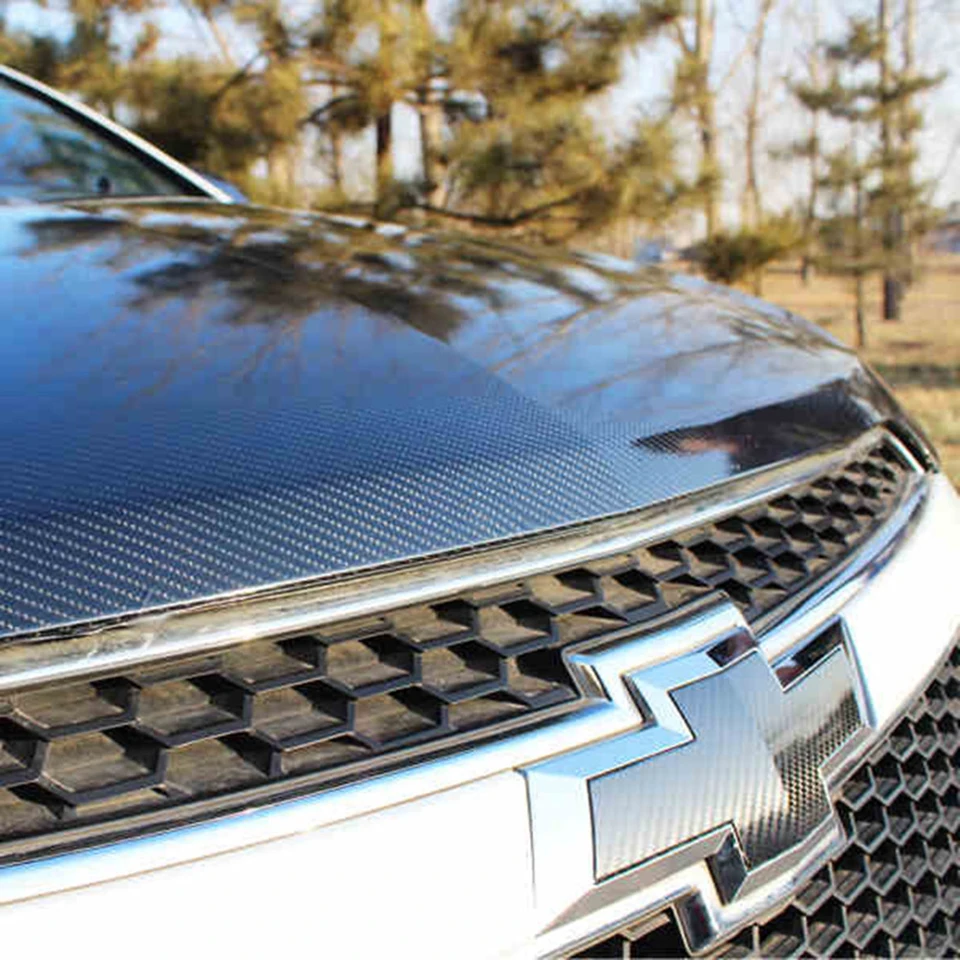50 см x 152 см 6" x 24" Автомобильный Стайлинг 5D глянцевая пленка Авто экстерьер углеродное волокно аксессуары внутренняя упаковка пленка черная Автомобильная наклейка
