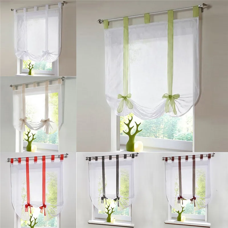 1 шт. европейские римские шторы с лентами волнистые для дома цветные гостиной