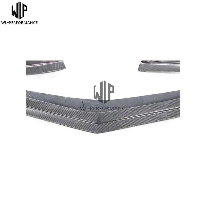 CLS углеродного волокна из трех 1 предмет передний бампер спойлер диффузор