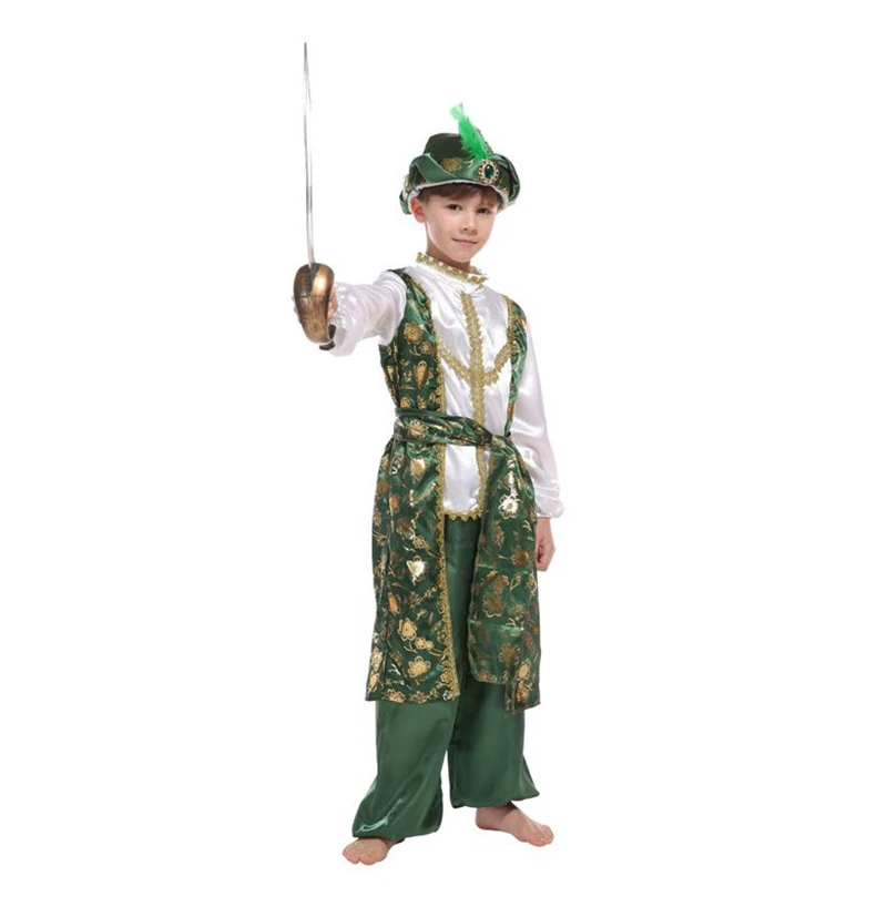 Детская одежда Lampada Aladdin; одежда принца для мальчиков; костюм Аравийского мужчины Aladdin; костюмы для костюмированной вечеринки Jasmine MV; аниме; Арабская лампа