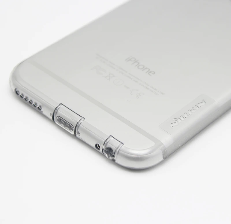 Чехол Nillkin из ТПУ для iPhone 6s 0 6 мм ультратонкие прозрачные чехлы телефона чехол