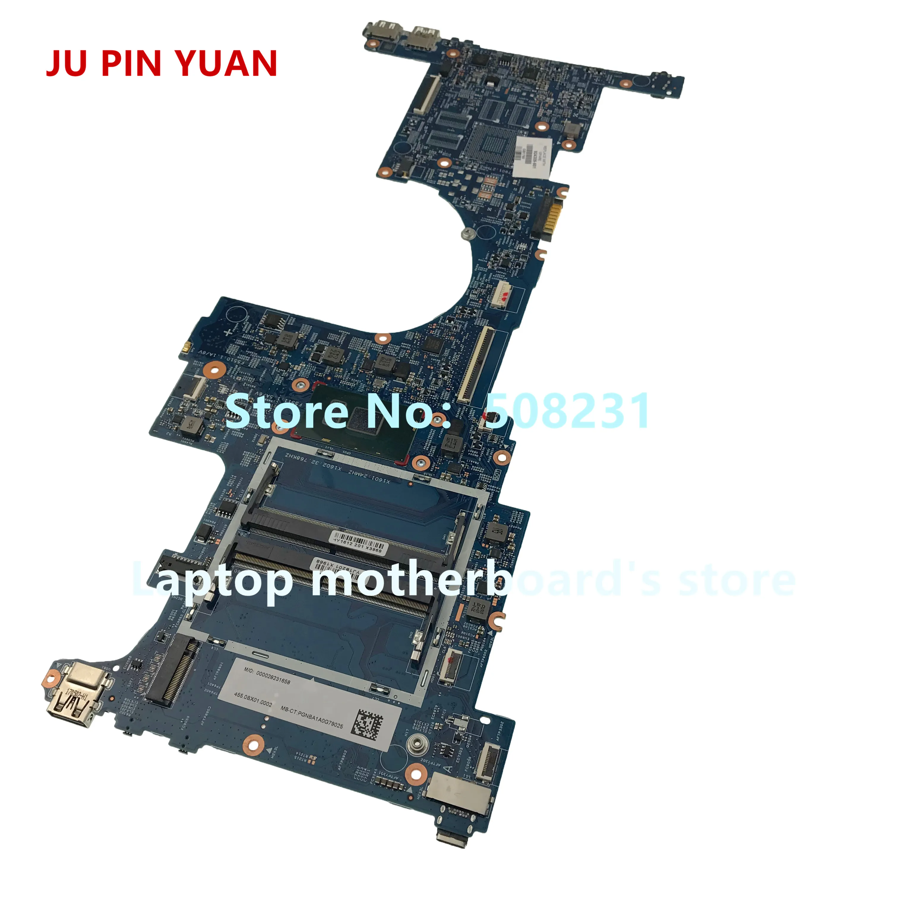 JU PIN YUAN 925525-601 0P2 DA00P2MB6D0 Laptop motherboard For HP 240 G6 Laptop 14-BW Notebook PC E2-9000 fully Tested