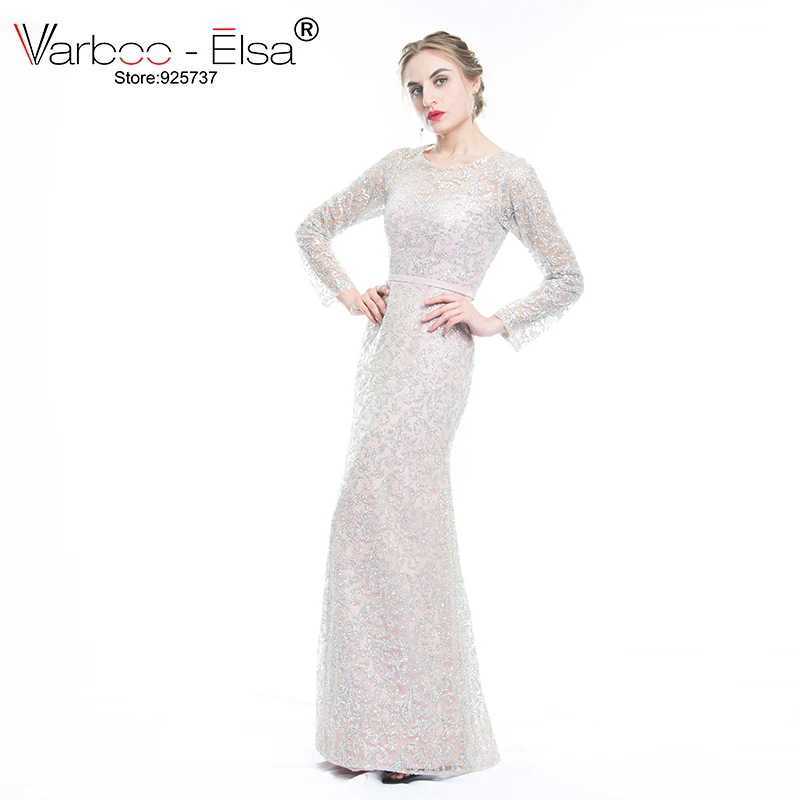 Женское вечернее платье с длинным рукавом распродажа 2021