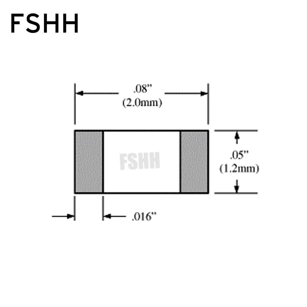 FSHH 0805 тестовая розетка чип конденсаторы тестовое сиденье SMD конденсатор гнездо (20