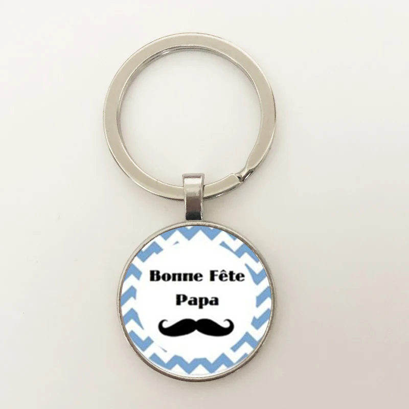 GDRGYB 2019 пряжка для ключей с надписью I Love Daddy So Much ручная работа круглый стеклянный