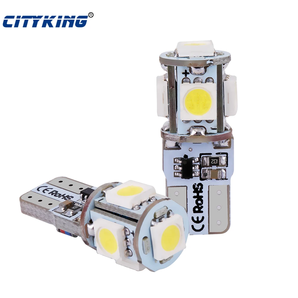 

10 шт./лот новый продукт t10 светодиодная стробоскопическая вспышка w5w t10 5smd led 5050 smd белый t10 5led Автомобильные светодиодные лампочки Бесплатная ...
