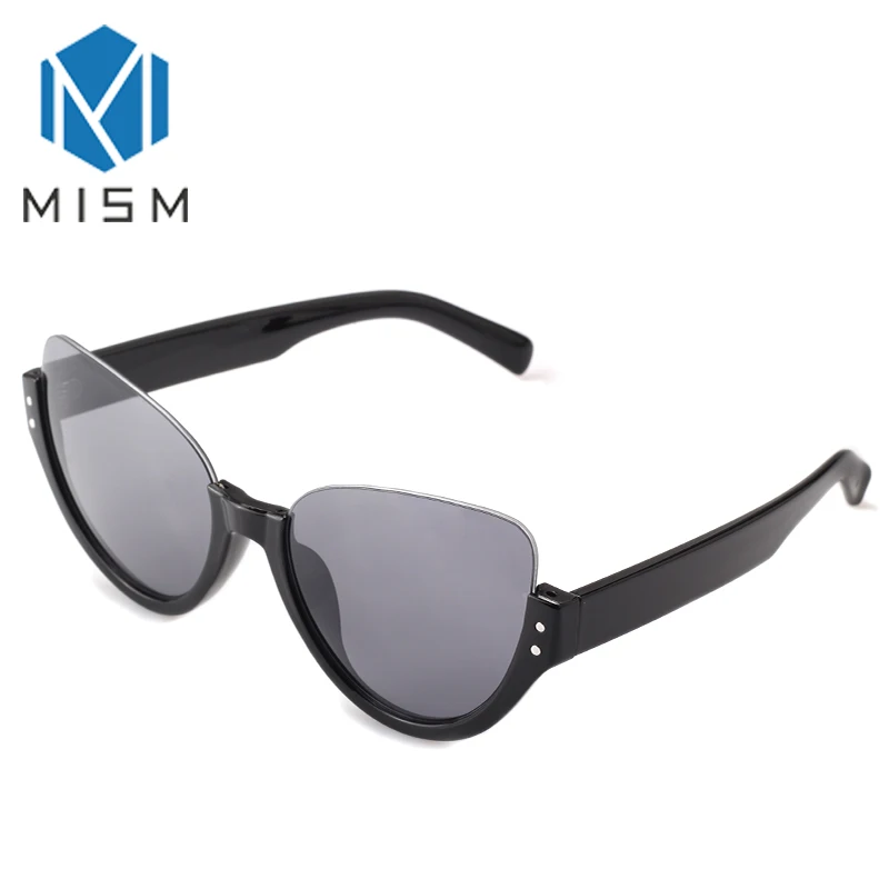 Мужские и женские солнцезащитные очки в стиле ретро с полуободковой оправой