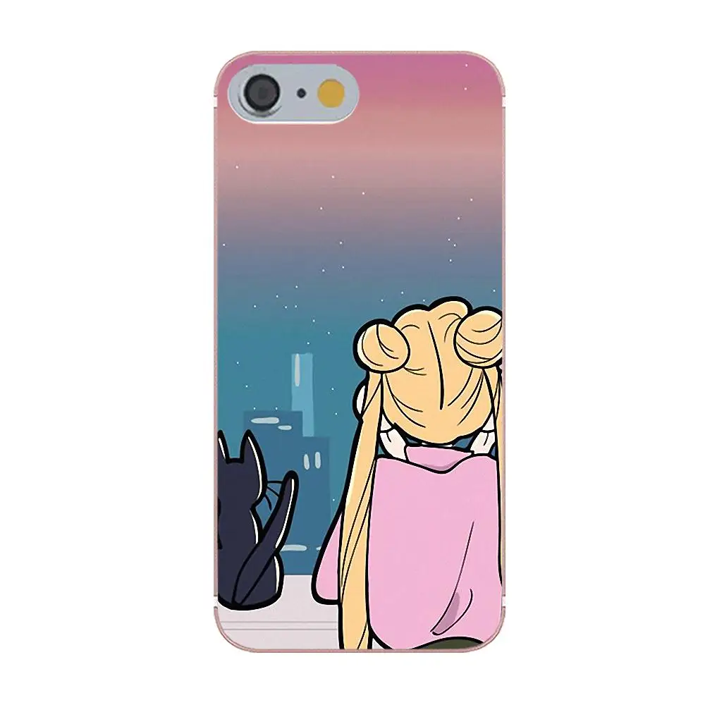 Модный мультяшный чехол с принтом &quotСейлор Мун&quot для HTC Desire 530 626 628 630 816 820 One A9 M7 M8