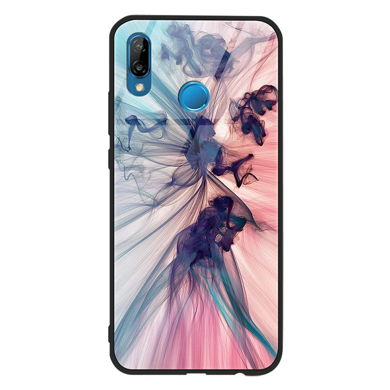 Чехол из закаленного стекла для Huawei P Smart 2019 P40 P30 P20 Lite Pro P9 P10 Plus роскошный