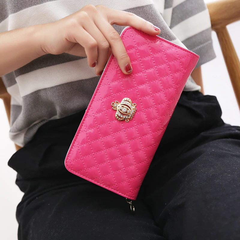 Распродажа! кошелек женский качественные фиолетовые кошельки женские с