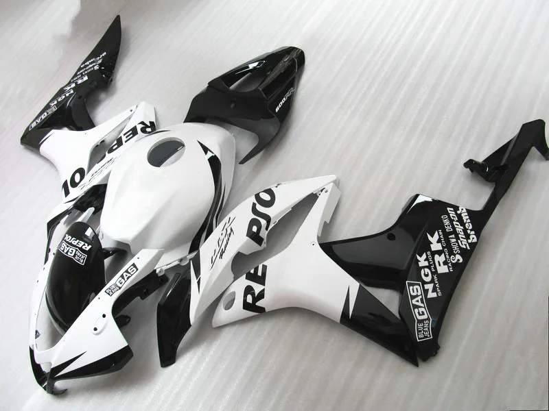 Инъекционный фотоэлемент для Honda CBR600RR 07 08 классический белый черный комплект