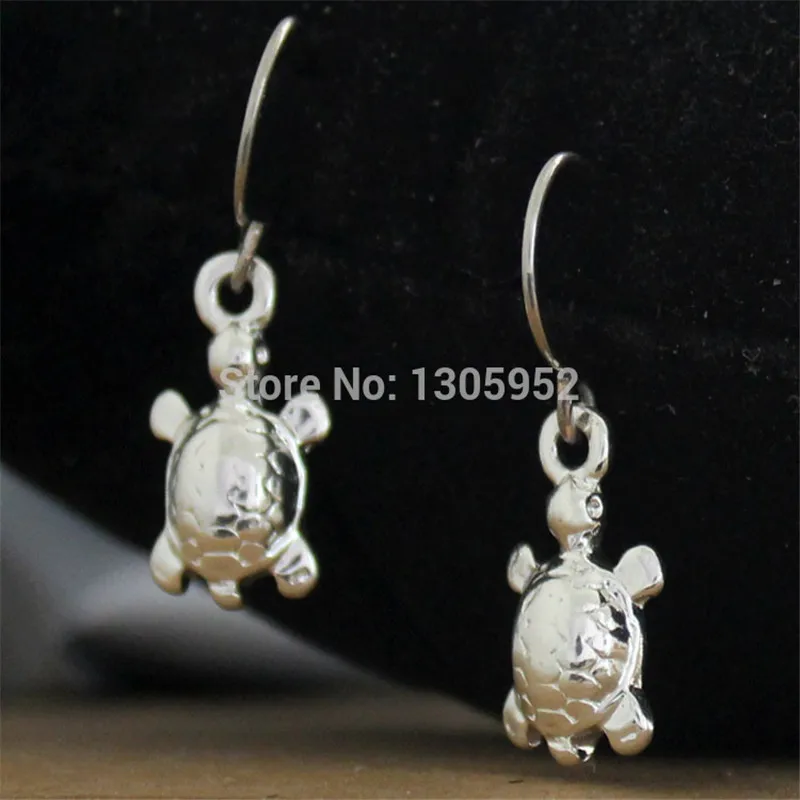 Серьги с подвеской в виде черепахи серьги золотого цвета модные украшения