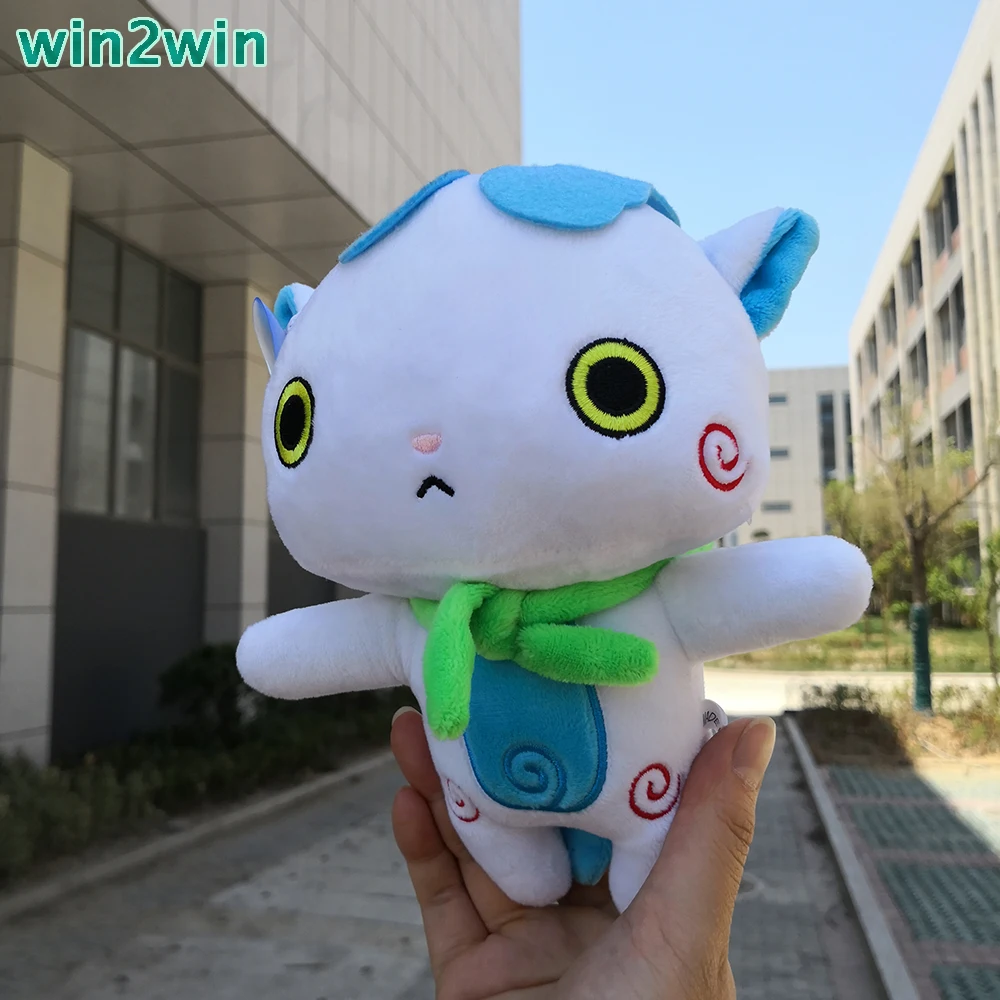 Yo kai Yokai плюшевые часы 20 см Kawaii Komasan Whisper Blue/Red Jibanyan игрушки мягкие животные кукла