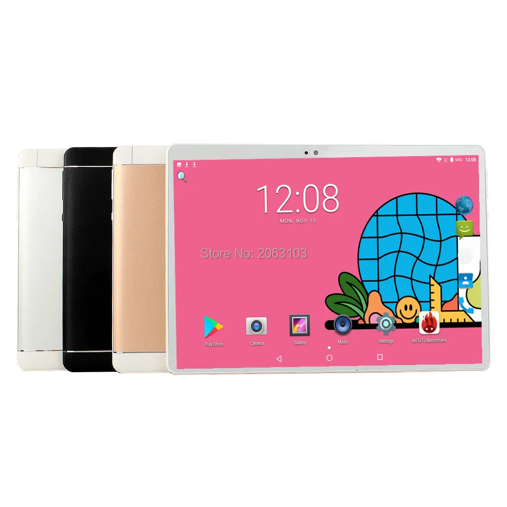 Бесплатная доставка планшет на Android 10 дюймов IPS ядер 6 ГБ RAM 128 ROM две sim карты LTD 3G/4G