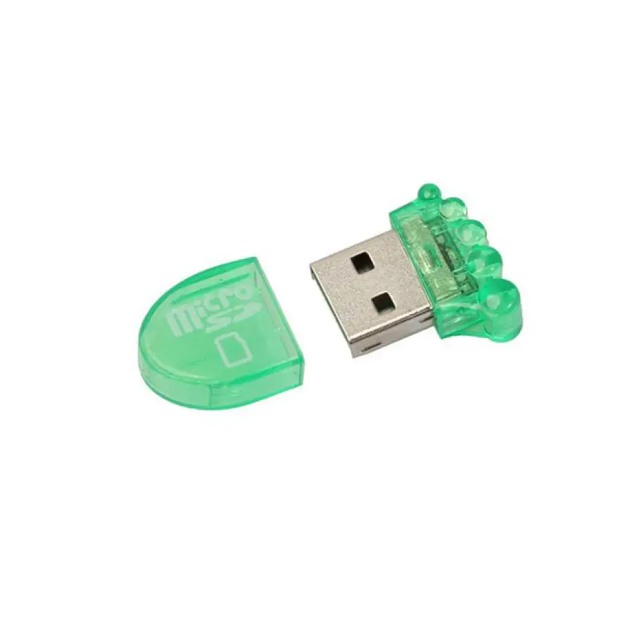 Высокоскоростной супер симпатичный мини USB 2 0 Micro SD TF T Flash кардридер адаптер