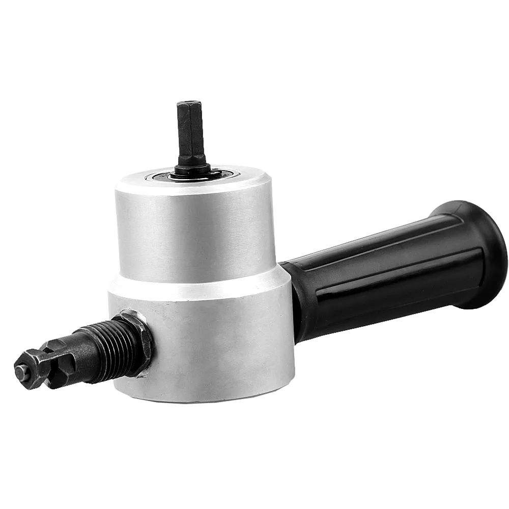 

1 Set Nibble Metal Cutting Double Head Sheet Nibbler Saw Cutter Tool Sets Drill Attachment Cutting Tools Accessories