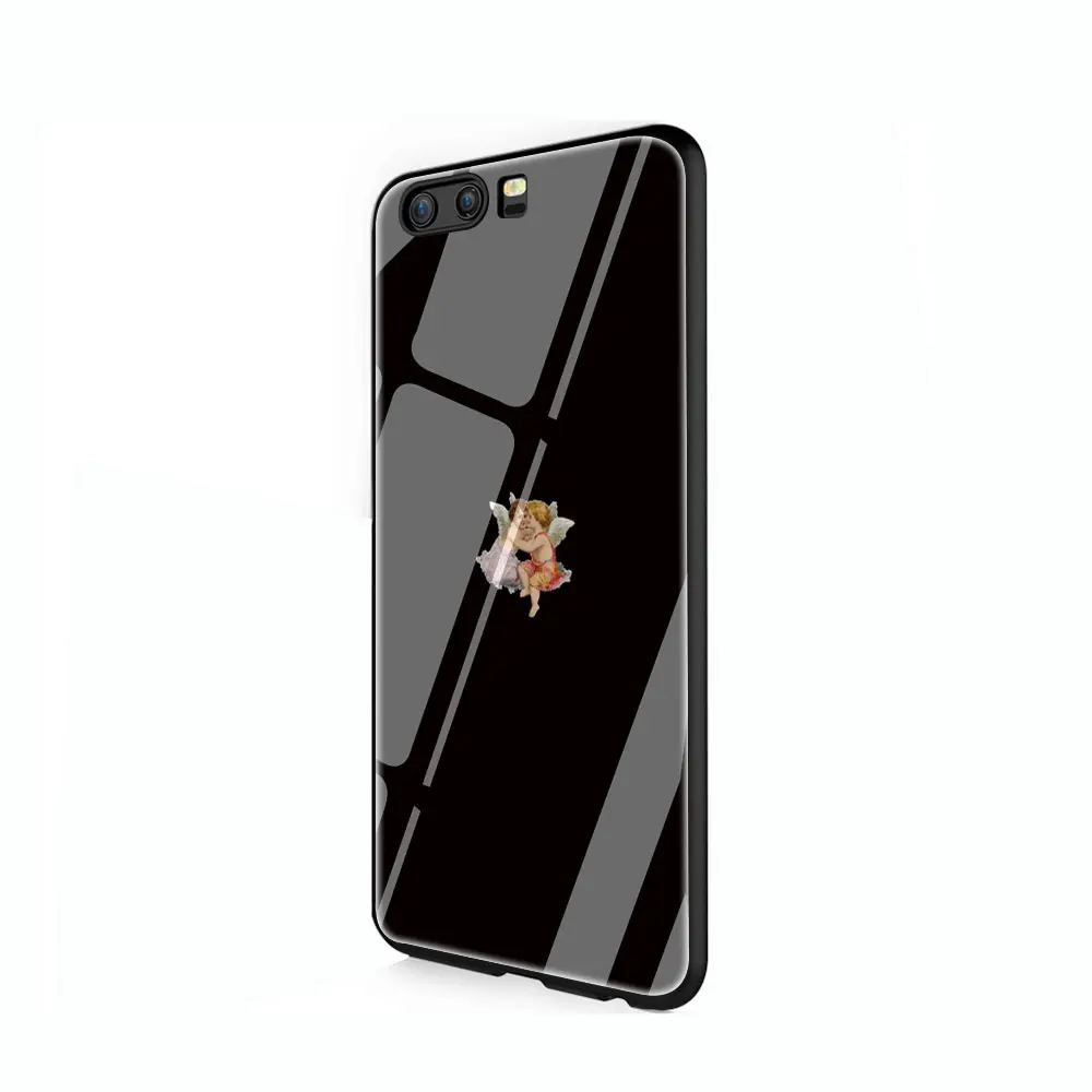 Новинка Ренессанс ангелы Fundas закаленное стекло чехол для телефона huawei mate P 10 20 30 Lite Pro Y9 Honor 8X 7A - Цвет: G1