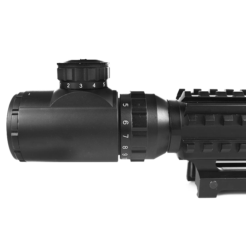 LUGER Tactical 4 16X50 EG Профессиональный красный зеленый прицел оптический с рельсовым