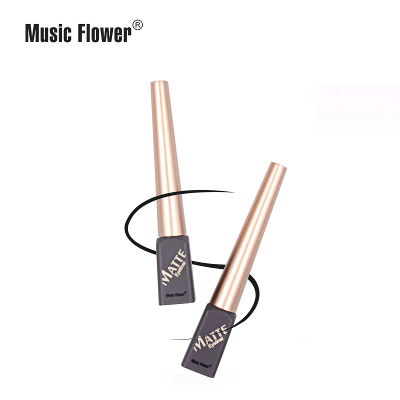 Черная матовая подводка для глаз 1 шт. долговечная гладкая натуральный