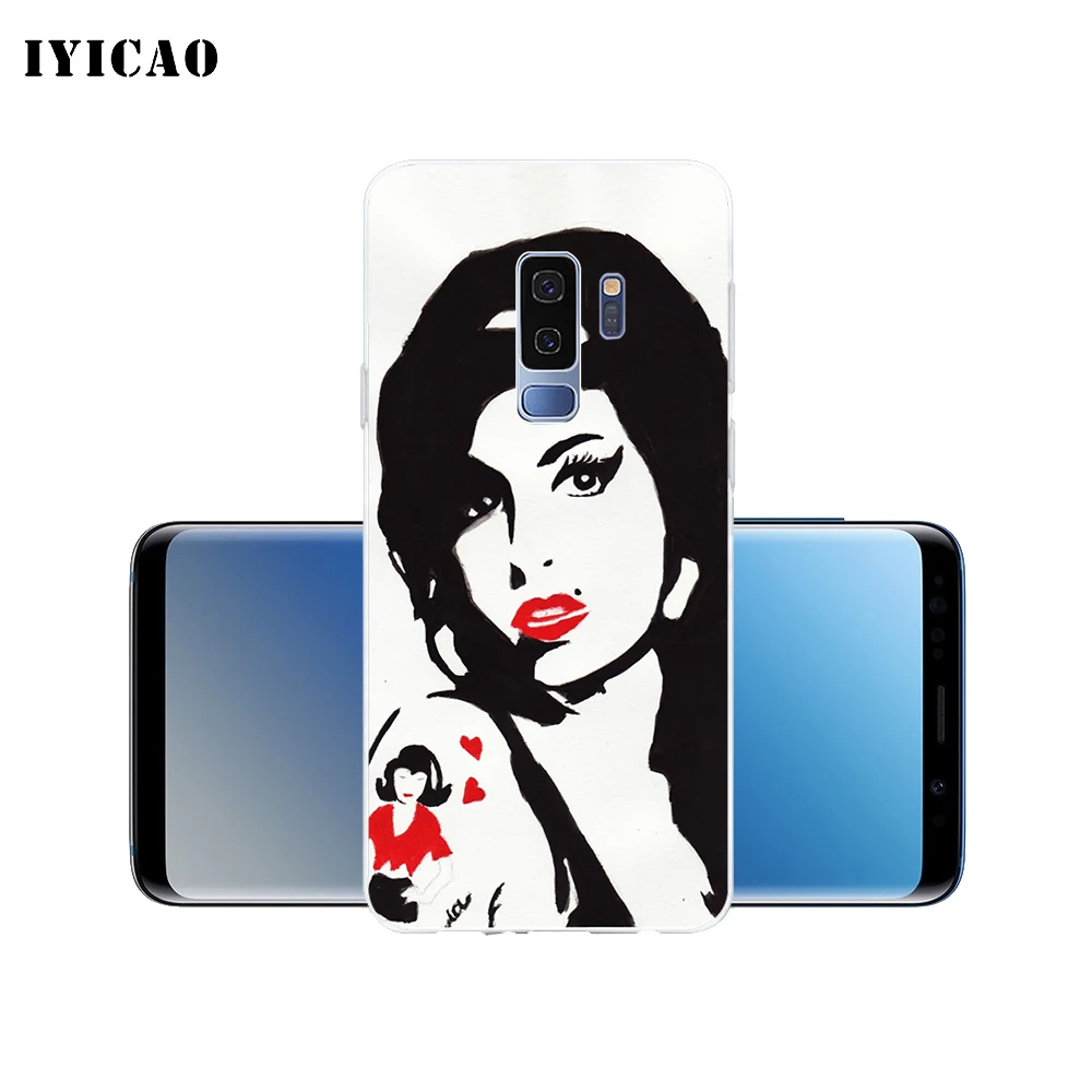 IYICAO Amy Winehouse Мягкий силиконовый чехол для телефона Samsung Galaxy S10e S10 S9 S8 Plus S7 Edge TPU