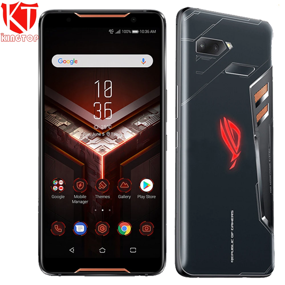 Оригинальный телефон ASUS ROG 8 Гб 128 ГБ Snapdragon 845 2 96 ГГц 6 0 дюйма 18:9 FHD + 4000 мАч двойная