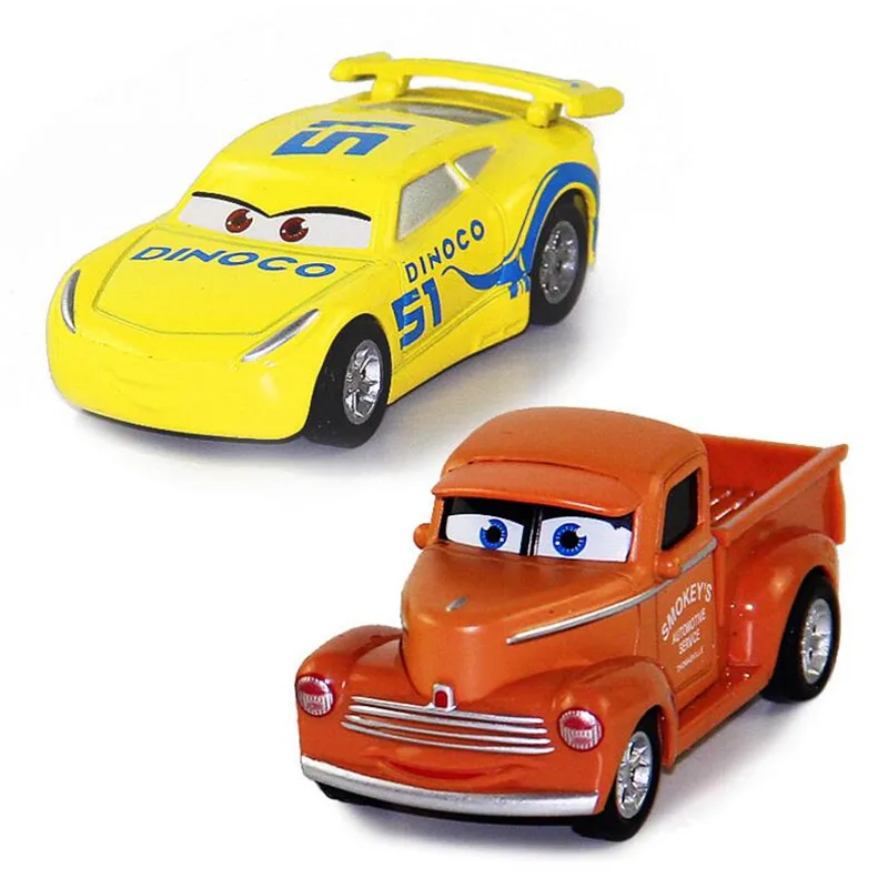 2020 Pixar тачки 3 литые McQueen мисс фриттер Джексон шторм Круз Рамирес 4 шт.