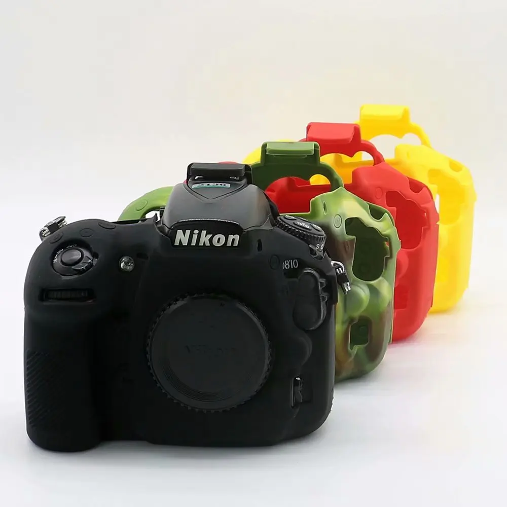 Силиконовая кожа брони чехол корпус протектор для Nikon D750 D7500 D810 D3500 D5300 DSLR корпус камеры протектор видео сумка