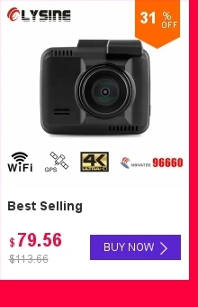 Olysine 4K Super HD 2160P мини Автомобильная dvr камера Novatek 96660 gps трекер Dashcam 1080P видеорегистратор ночного видения авто Регистратор