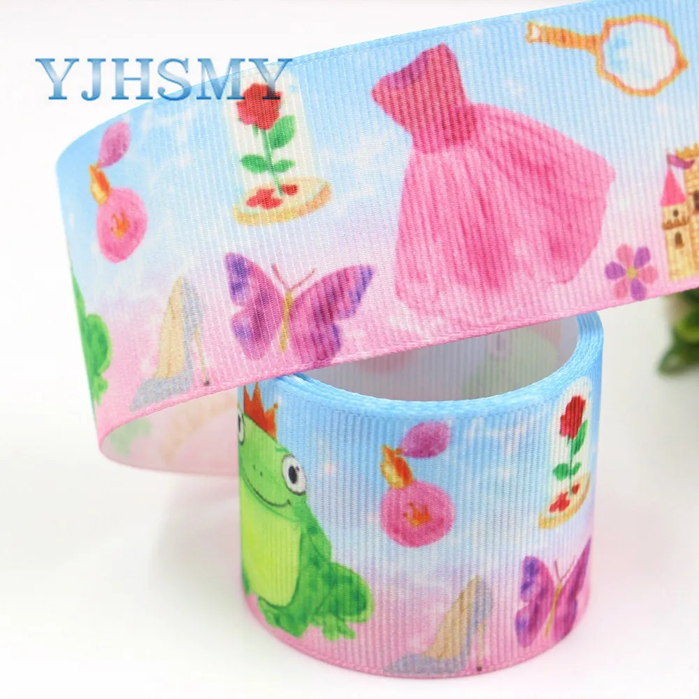 YJHSMY G 18719 653 38 мм 10 ярдов мультфильм печатных grosgrain ленты DIY ручной работы