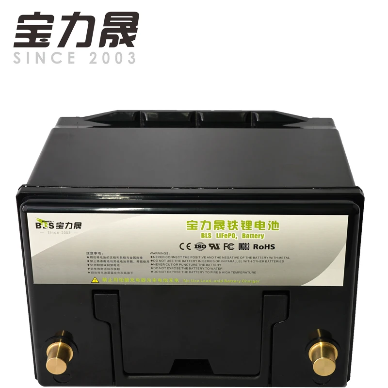 12V100AH LiFePo4 батарея 12.8V100ah литий-железо фосфат с 4S 100A BMS для рыбалки лодки RV яхты