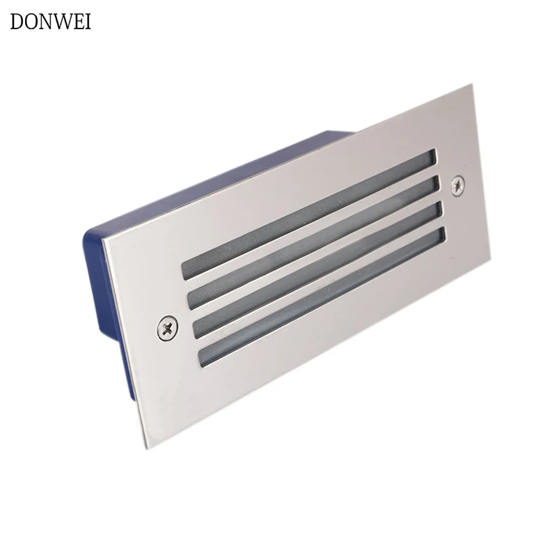 3 Вт наружный светодиодный ступенчатый светильник IP65 алюминиевая Встроенная