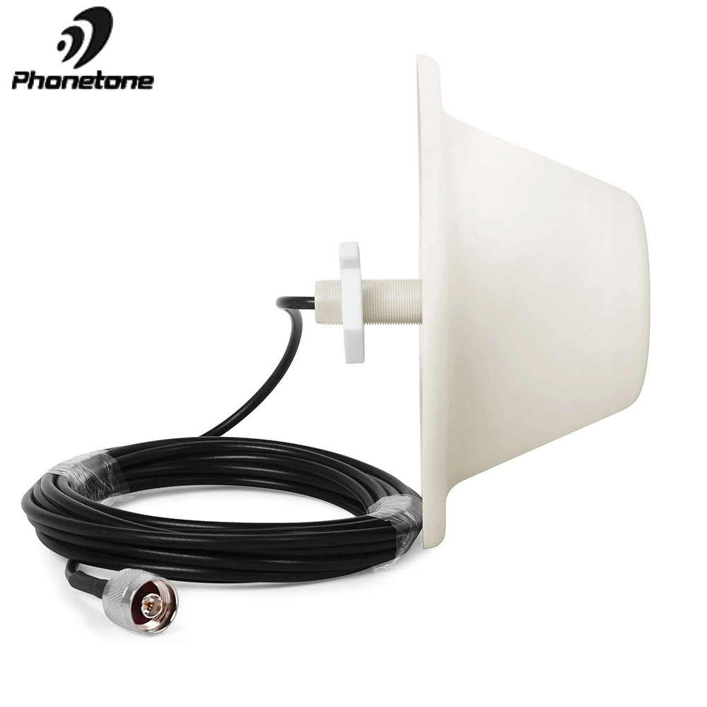 GSM/3g/LTE внутренняя Omni потолочная антенна 850~ 2500MHz 5dBi Внутренняя антенна с SMA штекерным разъемом для усилителя сигнала с кабелем 5 м