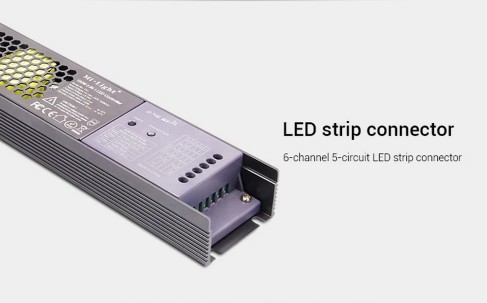 Milight PX1 5 в 1 Led Управление; встроенная Питание 2,4G RF/приложение Wi-Fi/Alexa Голосовое управление Управление для 24V RGB/RGBW/RGB+ CCT Светодиодная лента