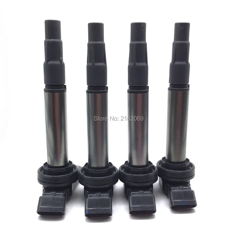 Набор из 4 катушек зажигания для Toyota Corolla Matrix Scion D Pontiac Vibe 2008 2013 1.8L L4 90919 02252 02258