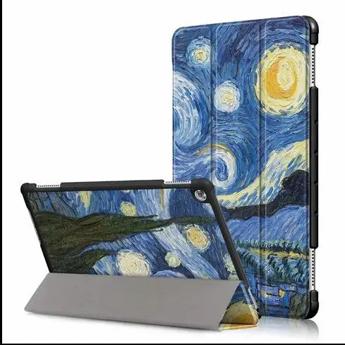 Ультратонкий Магнитный трехскладной смарт-планшет для Huawei MediaPad M5 Lite 10 дюймов |
