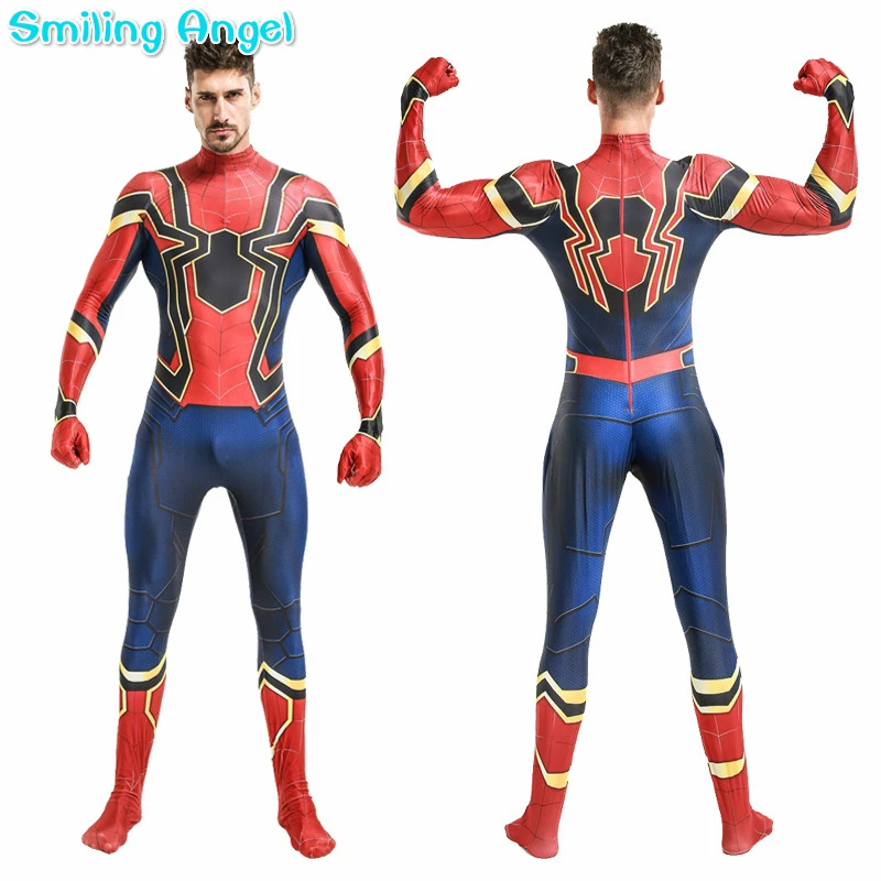 Смайлик Ангел для мужчин мальчиков Железный Человек-паук 1/2/3 костюмы