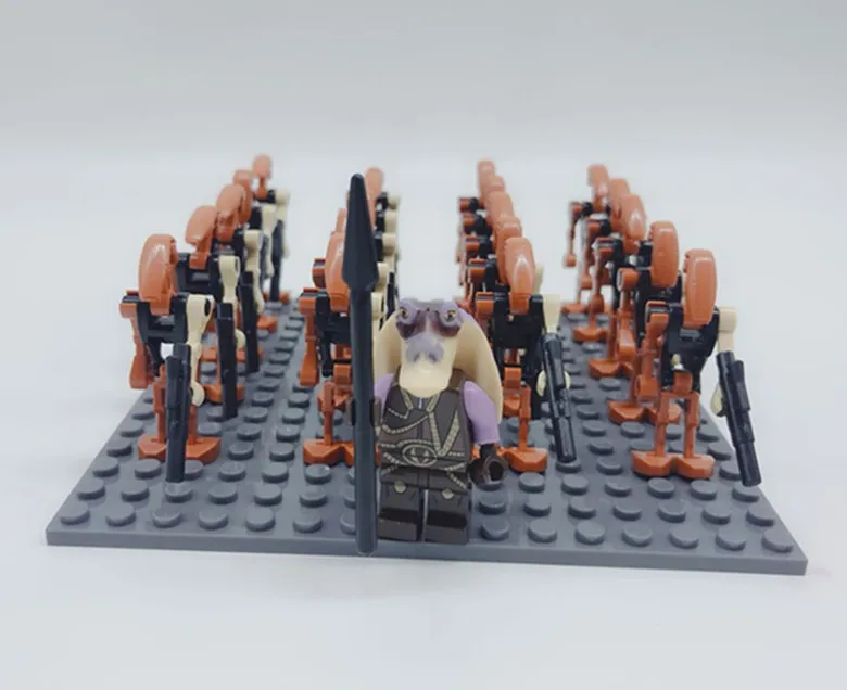 21 шт. Rogue STAR WARS Wolfpack Клон Trooper командор Фокс Клон Trooper Капитан Рекс совместим с laingly мини игрушка fig block - Цвет: PG699 C013 20PCS