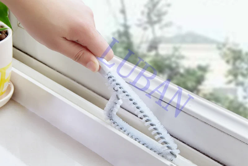 

Multipurpose Kitchen bathroom Window / Wash station / Flume / Crevice Cleaning brush Practical Clean tool