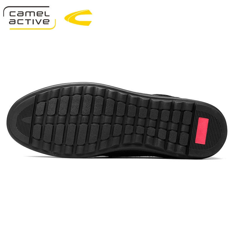 Camel Active 2018 Brand New Luxury Men Brown Loafers Patchwork Of Genuine Leather Casual Shoes Round Toe Slip On Dress | Обувь