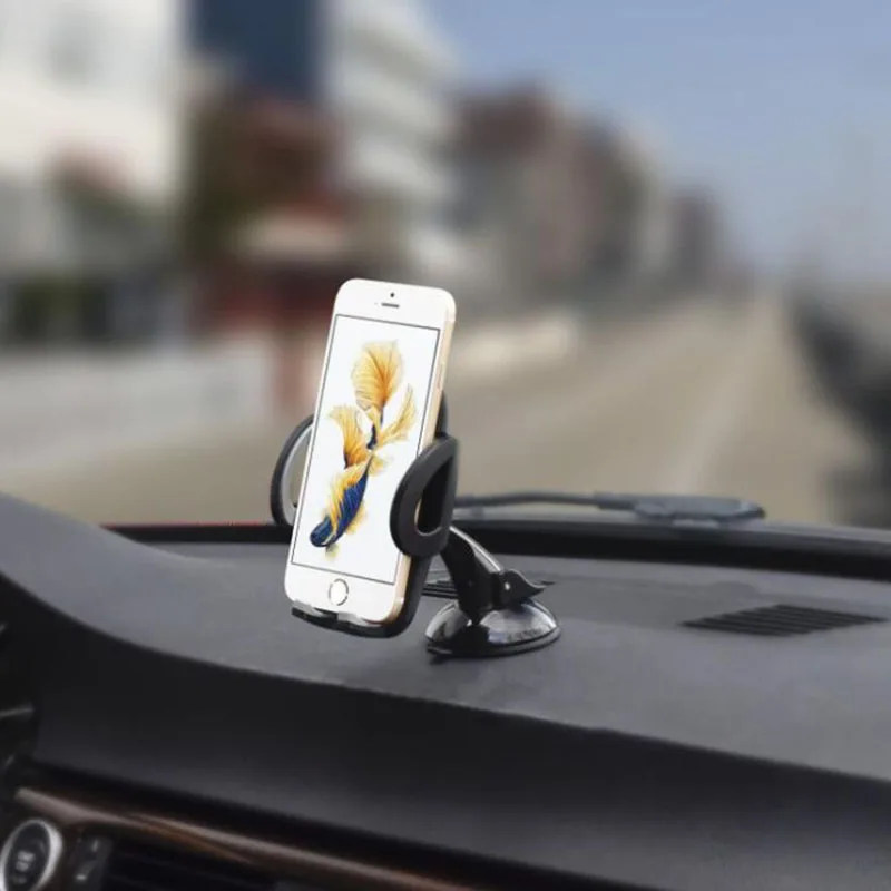 Универсальный автомобильный держатель для телефона подставка на лобовое стекло