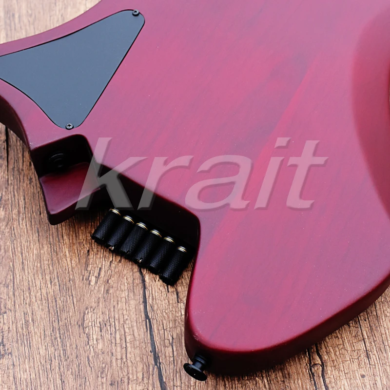 Krait fanned fret безголовая гитара strandberg электрогитара ольховое дерево клен шея Черное дерево fret матовая отделка