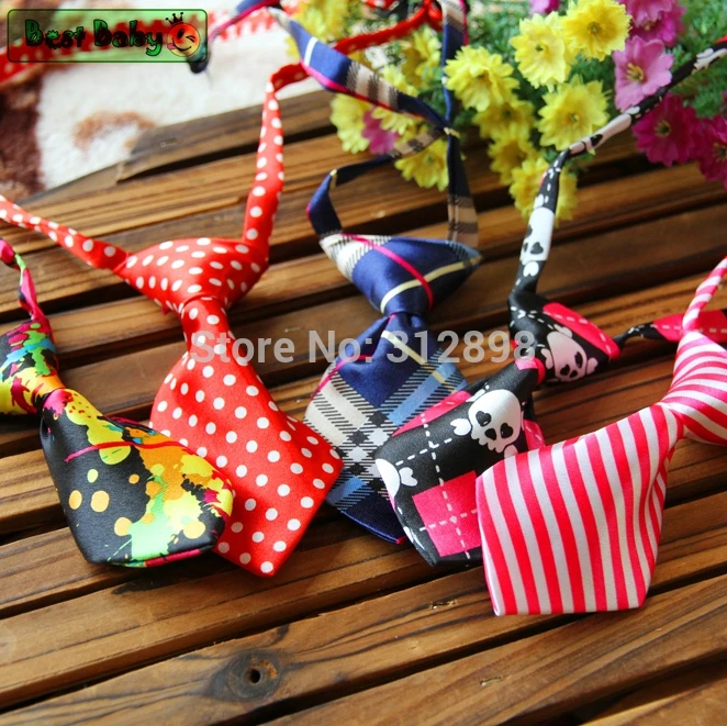 10 шт./лот цветные дешевые галстуки для собак банты ухода за щенками NL 001 кошками