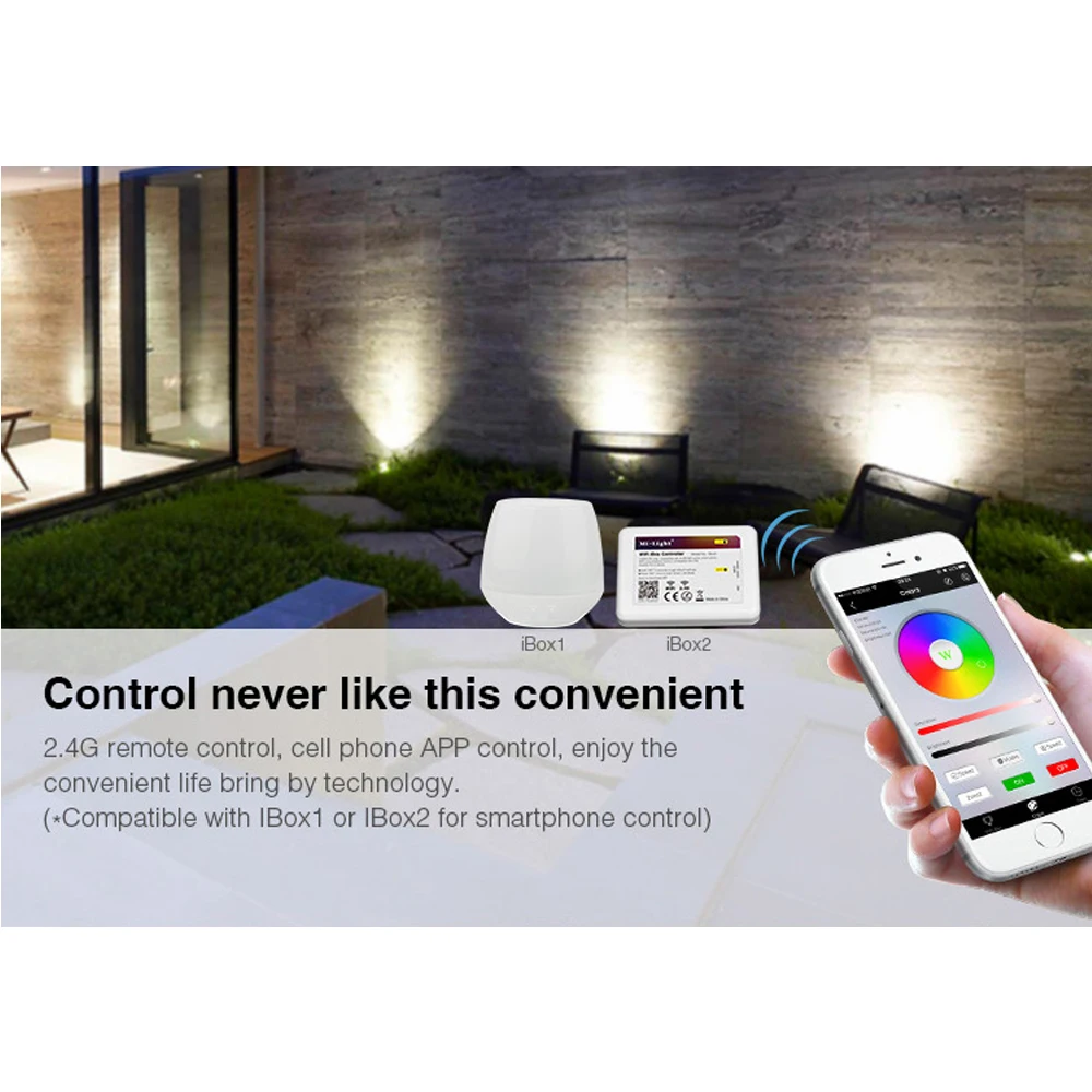 Mi Light светодиодные уличные прожекторы 10 Вт 20 30 50 прожектор RGB CCT WIFI RF пульт