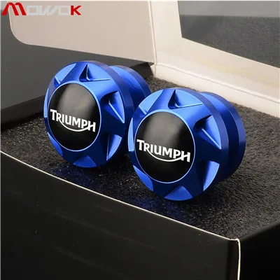 Blue 6M Для Triumph Daytona 675 2006-2008 Street Triple/R 2007-2012 Andere Modellen 8 m/6 m achterbrog Spoelen Slider Staat Schroeven - Цвет: Blue 6M