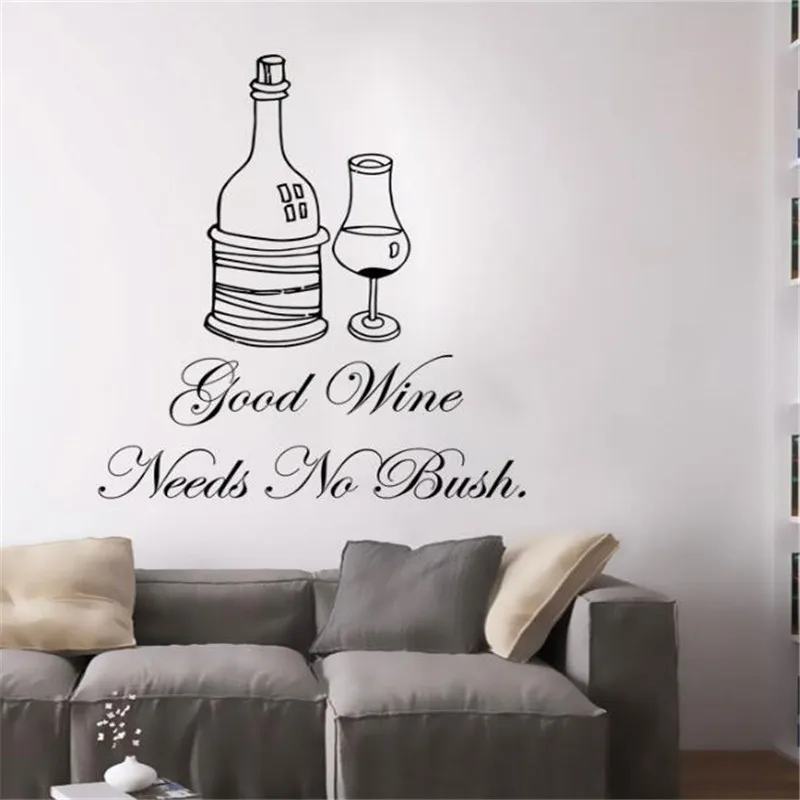 IDFIAF креативный настенный стикер для напитков из красного вина бара ресторана