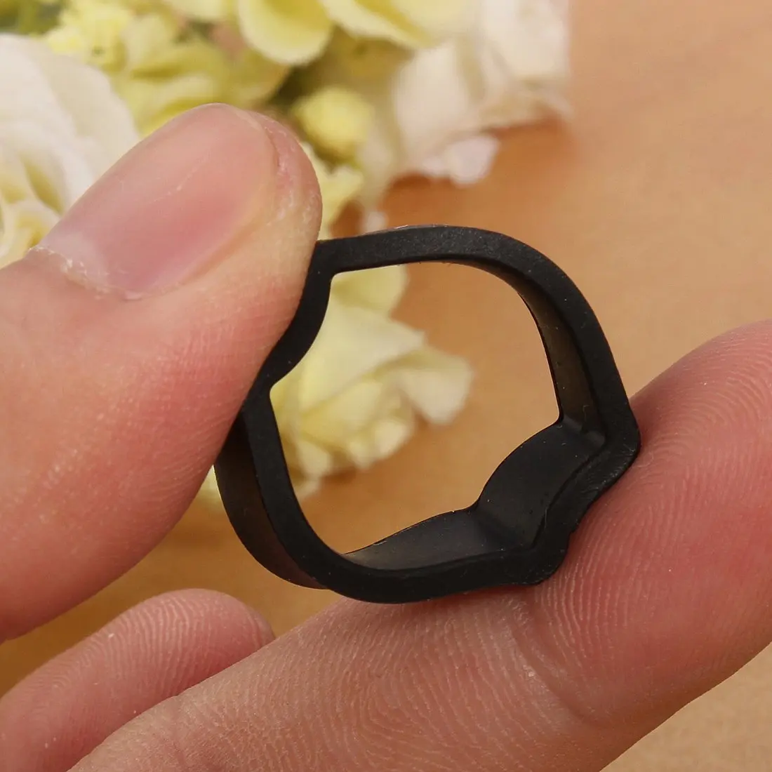 

Black Watch Strap Retaining Hoop Loop Rubber Retainer Buckle Holder 20mm