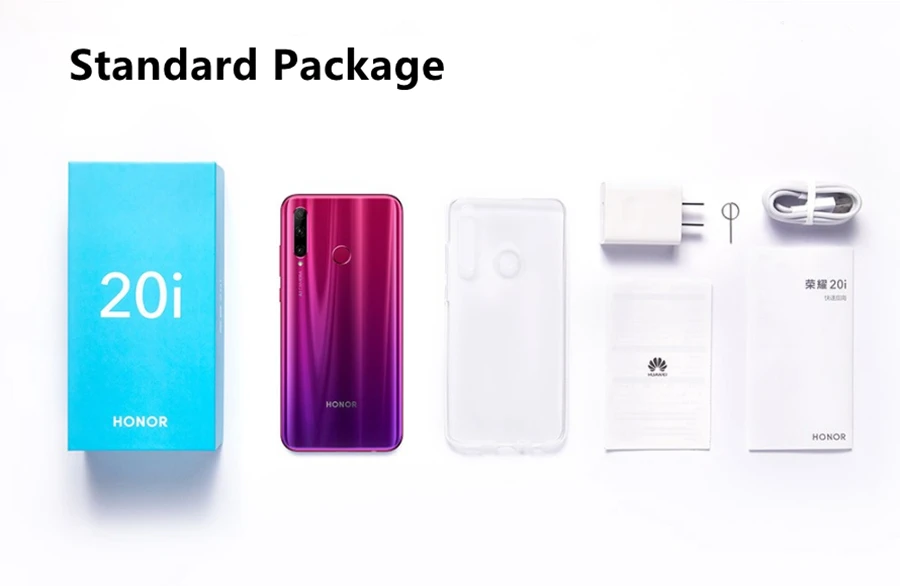 Global Rom Honor 20i Honor 20 lite мобильный телефон 6,21 дюймов Hisilicon Kirin 7 Восьмиядерный Android 9,0 отпечаток лица ID