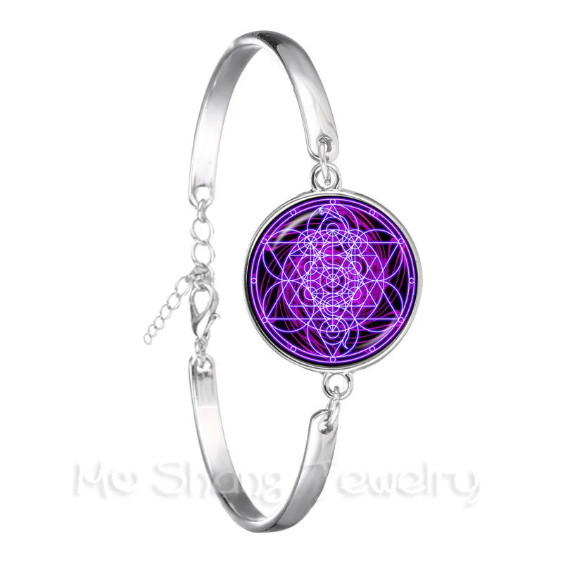 Tree of Life Meditation Leather Bracelet Handmade Chakra Jewelry 20mm Glass Cabochon Black/Brown Adjustable Bangle | Украшения и