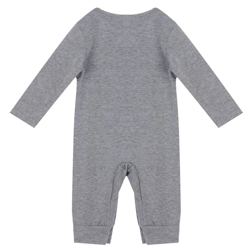 Боди для новорожденных хлопковый комбинезон с длинными рукавами одежда сна