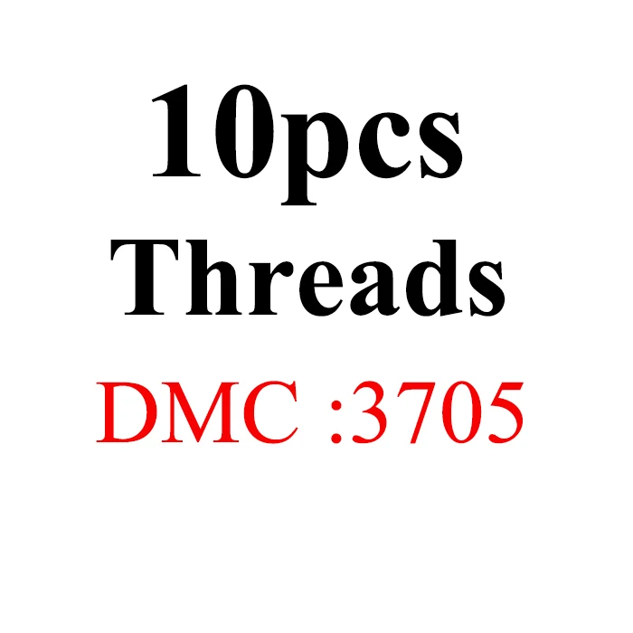 1.2m10pcs-DMC3705 Золотое панно, DMC3350-3733 Multcolor 10 шт/партия 1,2 м длина нить крестиком Хлопок Шитье, моток пряжи вышивка нить наборы - Цвет: 1.2m10pcs-DMC3705